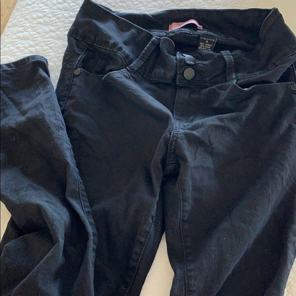 Juniors skinny jeans black size 5 Harley
